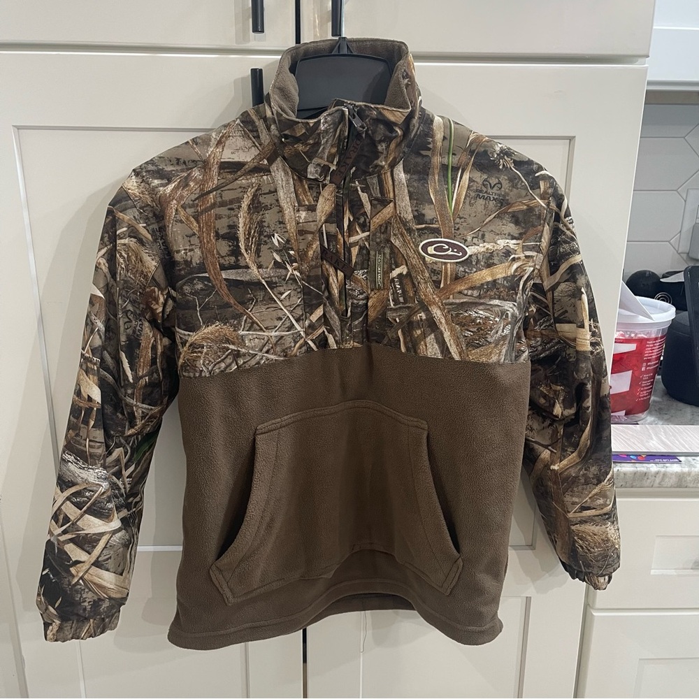 Drake Kids' Brown and Camouflage Jacket